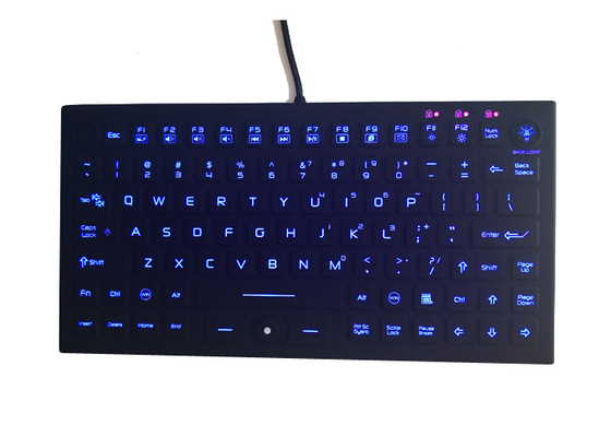 China IP68 Anti-salt fog Military Silicon Keyboard with Mouse For Shipping supplier